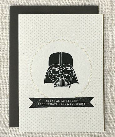 Funny Father's Day cards: Darth Vader