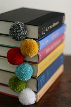 DIY Holiday Gifts Kids Can Make: Yarn Ball Bookmarks