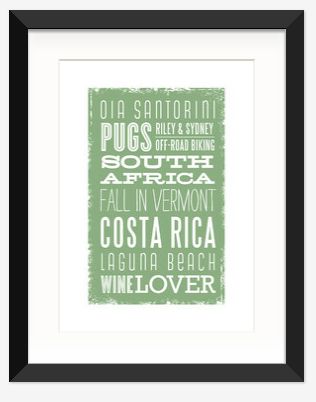 Personalized Father's Day gift idea: custom poster on Etsy