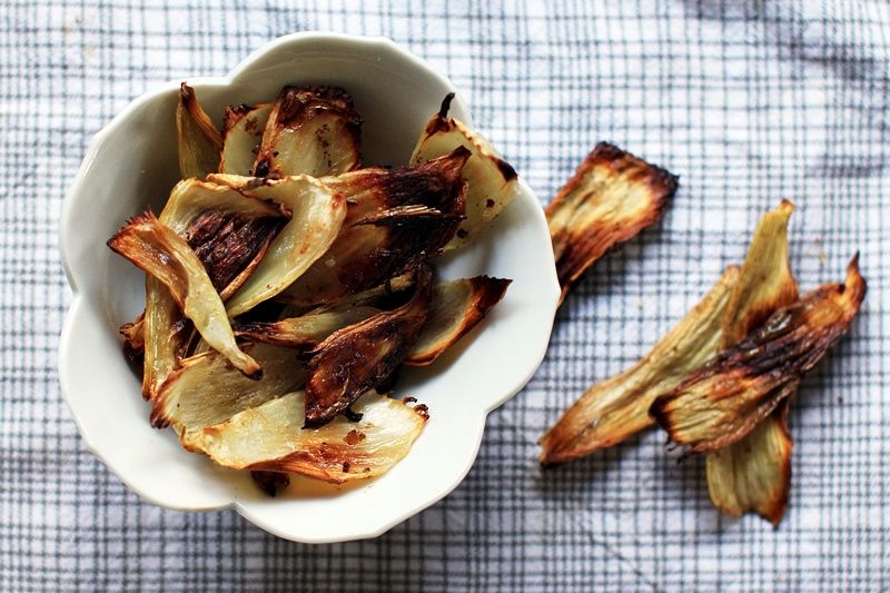 sea salt fennel chips