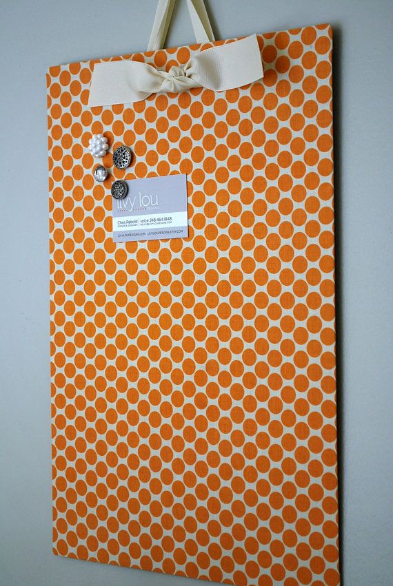 Livy Lou Designs orange message board