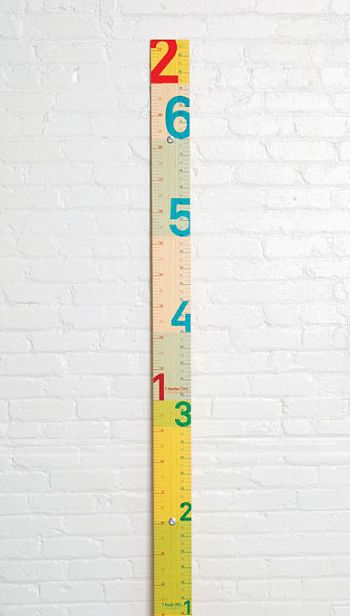Measure Me Stick kids' wooden growth chart from Studio 1am