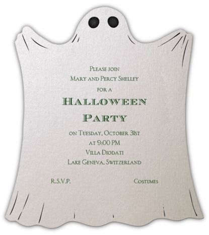 Ghost Halloween invitation | Paperless Post
