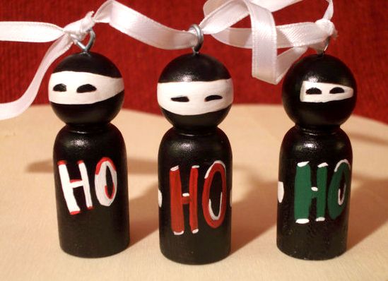 Ho Ho Ninja Ornaments!