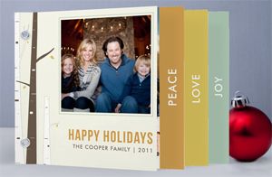 Holiday card booklet from Minted