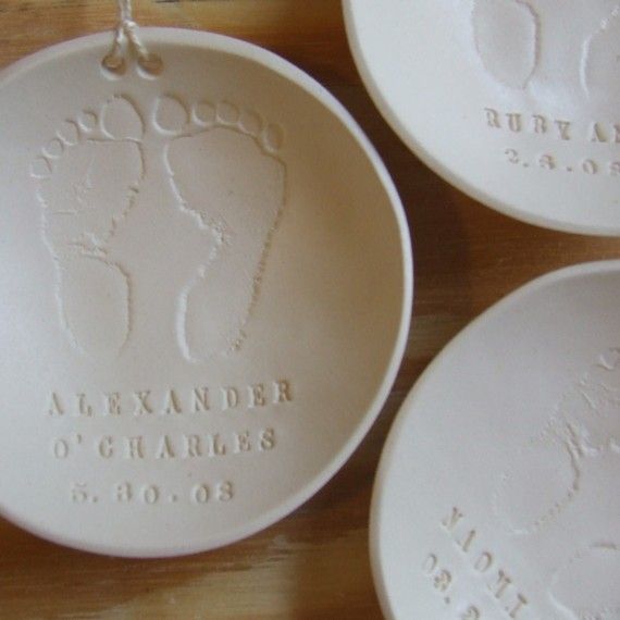 Personalized Ceramic Bowl Ornament
