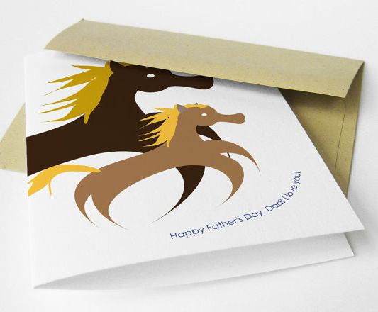 Funny Father's Day cards: Even if you never loved me enough to give me a pony (*SOB*)