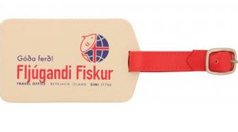 Iceland travel agency luggage tag