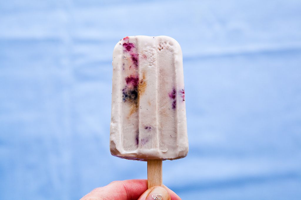 Best recipes of 2012: Roasted Strawberry Coconut Popsicles
