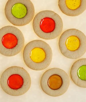 Leftover candy recipes: Jolly Ranchers stained glass cookies