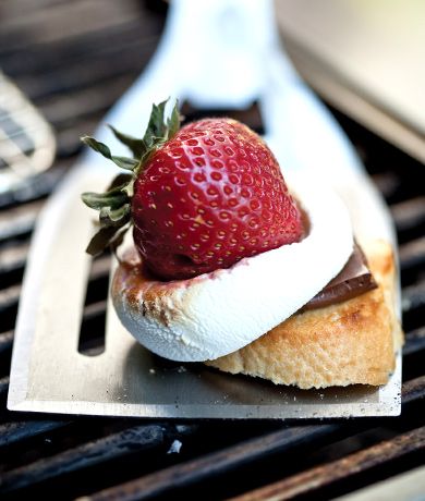 strawberry s'mores