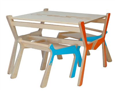 Kids' activity table and chairs set | Tot Republic