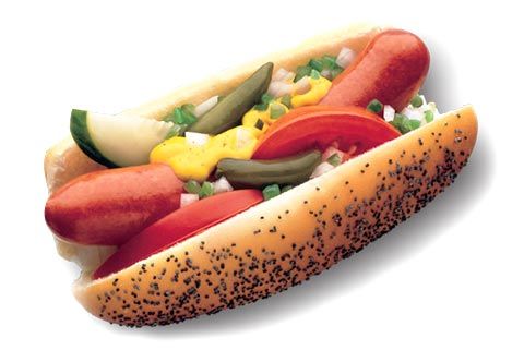 Super Bowl delivery: Taste of Chicago Vienna Beef hotdog