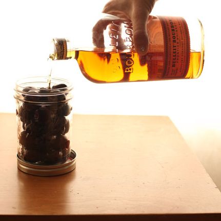 holiday food gifts: bourbon cherries