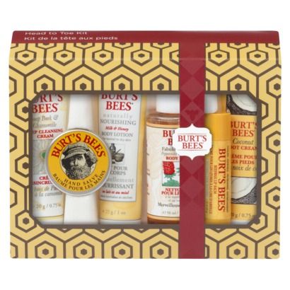 holiday gifts: burt's bees head to toe gift kit