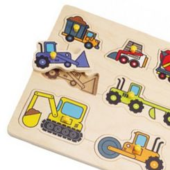 gifts under $10: hape baby peg puzzle