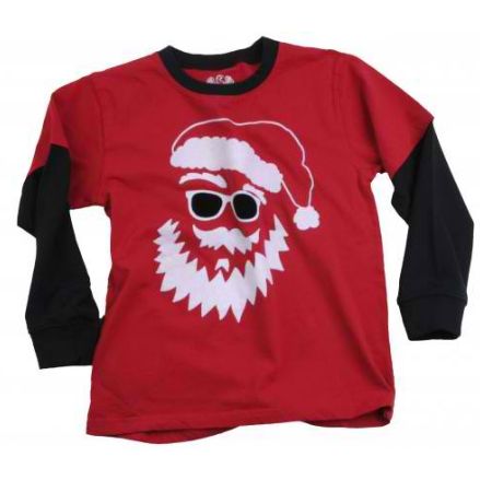 boys' holiday clothes: cool claus shirt