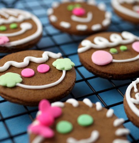 holiday food gifts: gingerbread heads