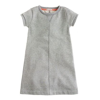 holiday clothes for girls: sparkle sweatshirt dress