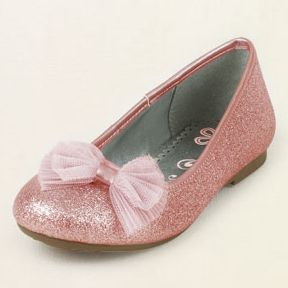 holiday clothes for girls: glitter ballet flat