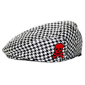 boys' holiday clothes: houndstooth newsboy hat