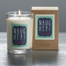 holiday gifts: naughty candle