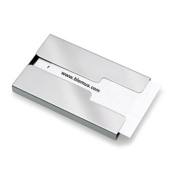 holiday gifts: stainless business card holder
