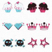 gifts under $10: tattoo earrings