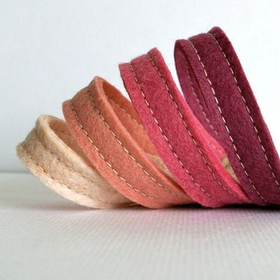 holiday gifts: wool felt bracelet