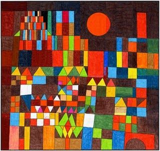 Klee mural from Art Projects for Kids