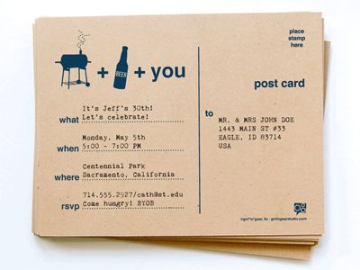BBQ + Beer Party Invitation on Cool Mom Picks