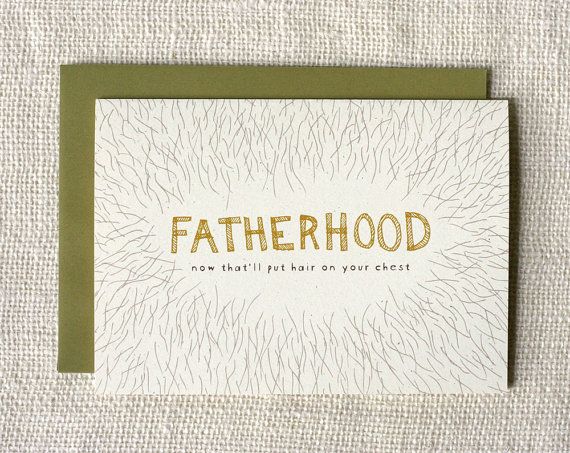 Hair on Chest Father's Day Card on Cool Mom Picks