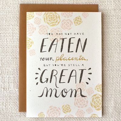 Great Mom Funny Mother's Day Card | Cool Mom Picks