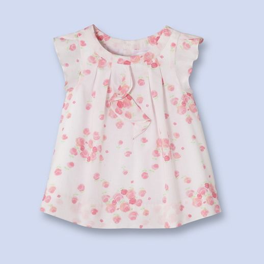 Girls' floral cotton blouse at Cool Mom Picks