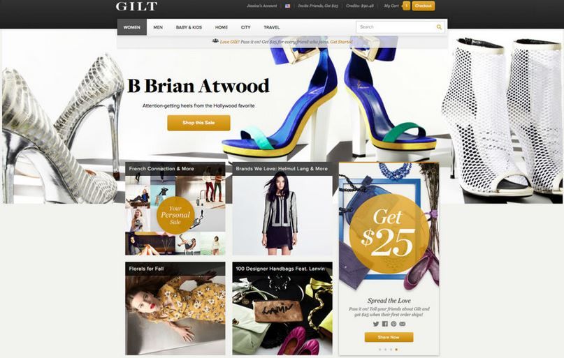 Gilt "Your Personal Sale" Feature | Cool Mom Picks