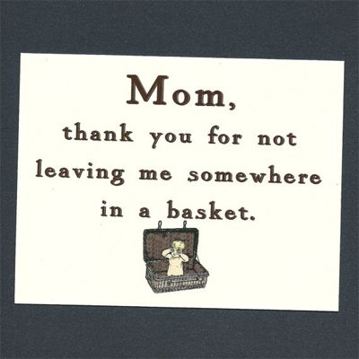 Thanks Mom Mother's Day Card | Cool Mom Picks