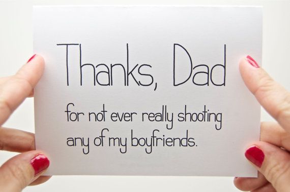 Shooting Boyfriends Father's Day Card on Cool Mom Picks