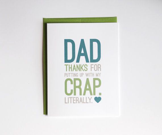 Putting up with me Father's Day Card on Cool Mom Picks