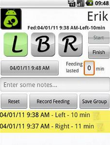 Breastfeeding Tabulator for Android