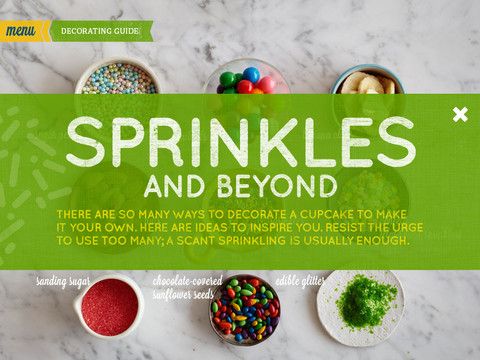 Sprinkles and beyond - Food Network Cupcakes! app
