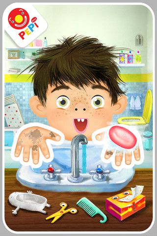 Educational kids' apps: Pepi Bath