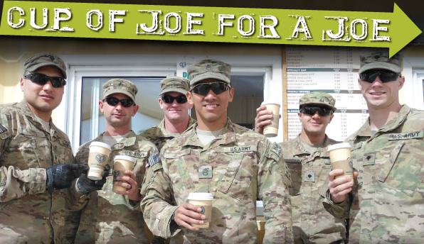 Support our troops: Cup of Joe charity