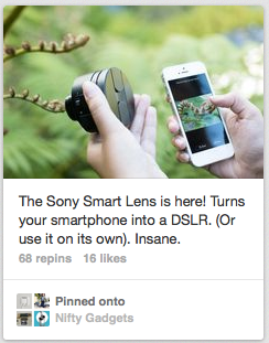 Sony Smart Lens on cool mom tech
