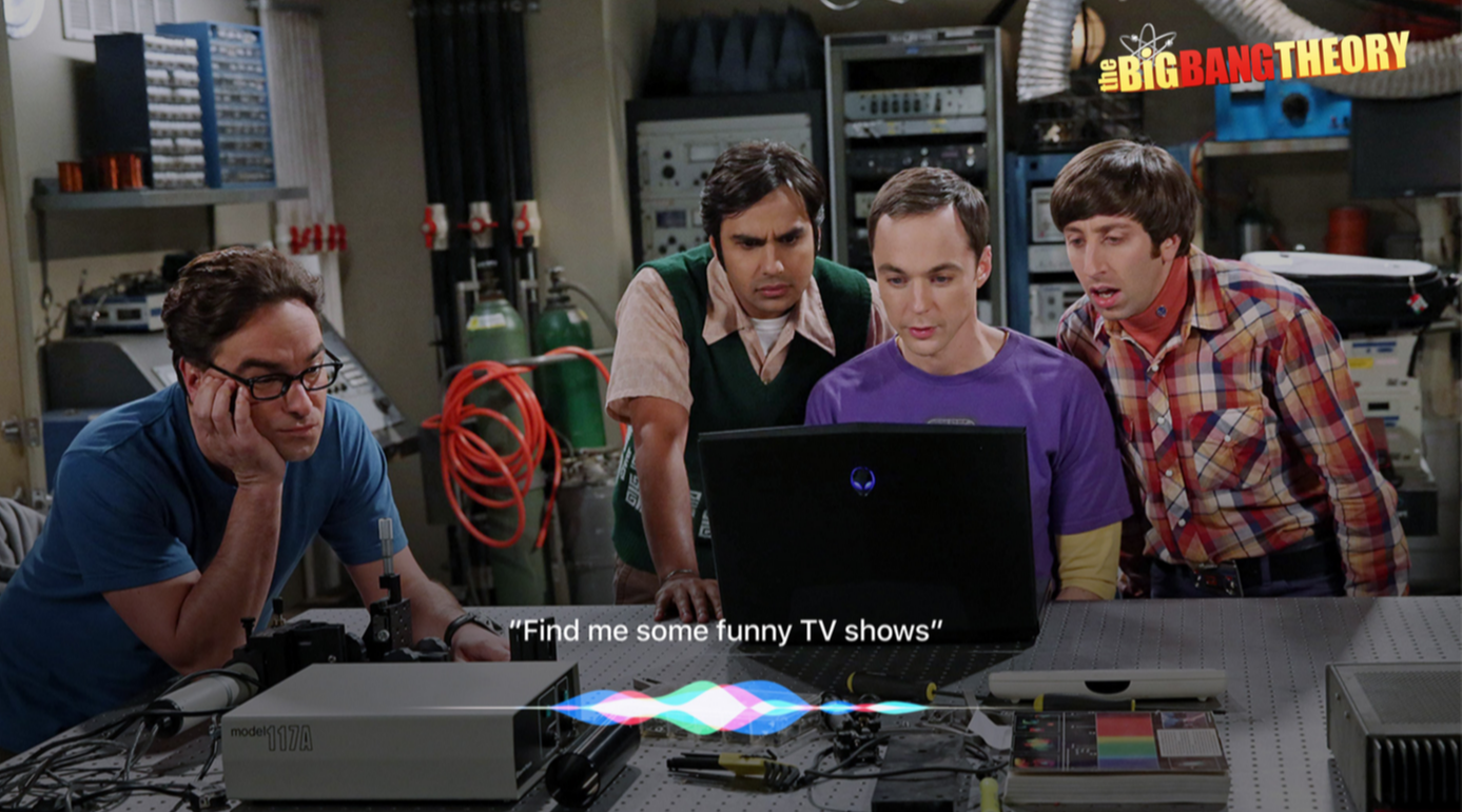 Apple TV has amazing Siri integration: You can tell her the kind of show you want to watch. Voila - you get choices