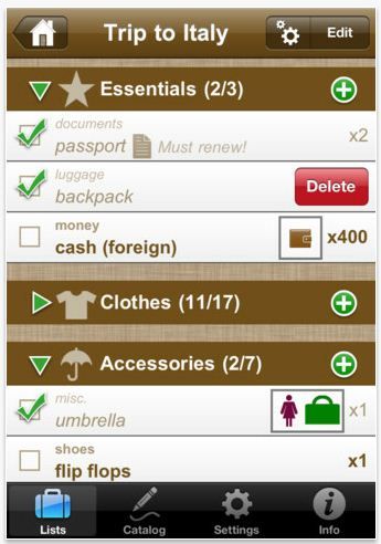 Packing Pro app