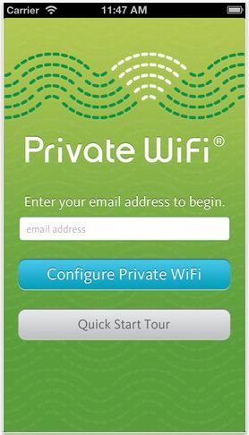Private WiFi app gives you bank-level encryption at any public WiFi hotspot