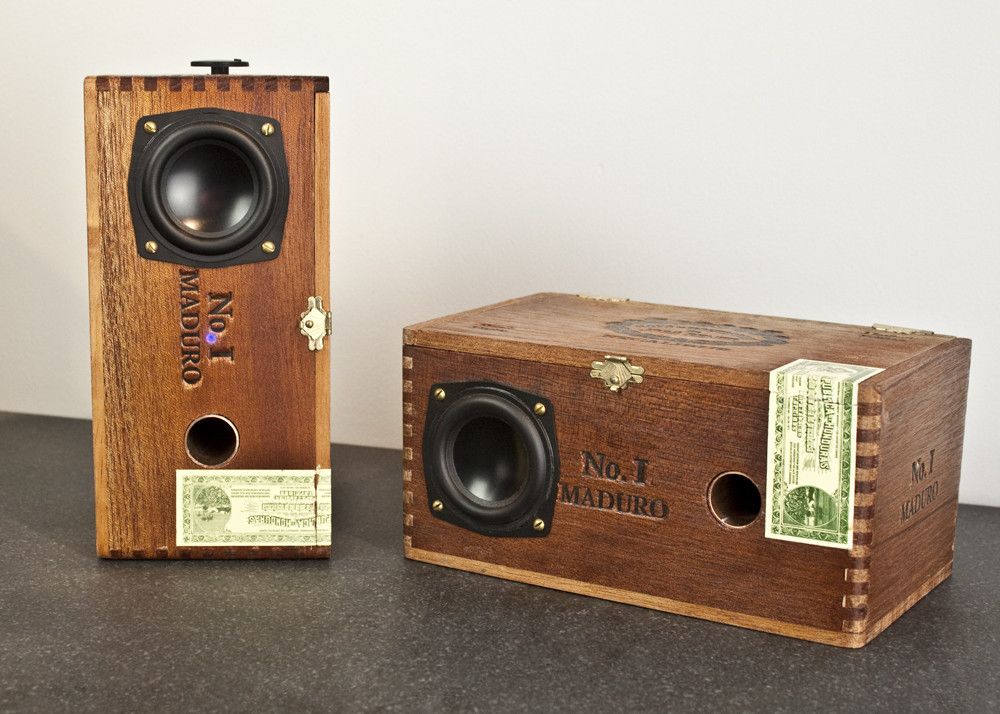 Sweet Cigar Box Speakers