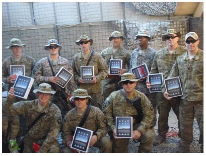 Donate iPad to soldiers at Cool Mom Tech 