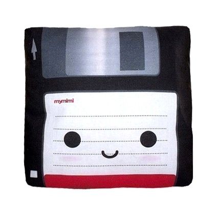 mymimi floppy disk mini pillow