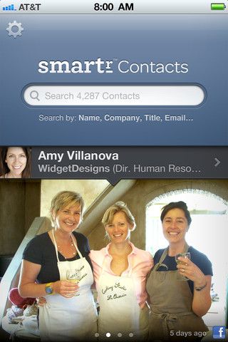 Smartr contact list app
